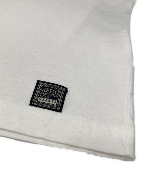 VERSACE JEANS COUTURE（ヴェルサーチ ジーンズクチュール）VERSACE JEANS COUTURE (ヴェルサーチ ジーンズクチュール) ヴィンテージTシャツ ホワイト サイズ:Lの古着・服飾アイテム