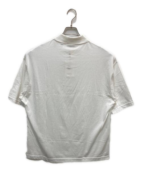 GIORGIO ARMANI（ジョルジョアルマーニ）GIORGIO ARMANI (ジョルジョアルマーニ) ポロシャツ ホワイト サイズ:Lの古着・服飾アイテム