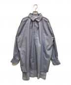 GALLEGO DESPORTESギャレゴデスポート）の古着「ストライプシャツプルオーバー」｜ブルー