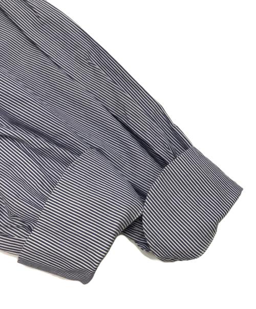 GALLEGO DESPORTES（ギャレゴデスポート）GALLEGO DESPORTES (ギャレゴデスポート) ストライプシャツプルオーバー ブルー サイズ:不明（実寸参照）の古着・服飾アイテム