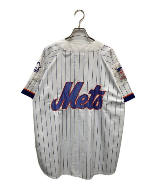 STARTER（スターター）STARTER (スターター) ベースボールシャツ ブルー×ホワイト サイズ:Lの古着・服飾アイテム