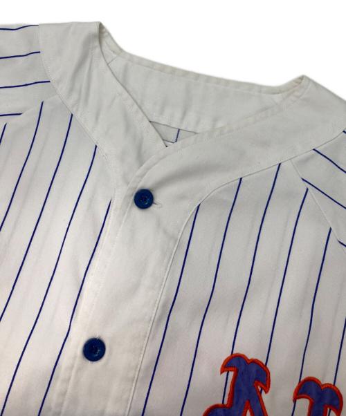 STARTER（スターター）STARTER (スターター) ベースボールシャツ ブルー×ホワイト サイズ:Lの古着・服飾アイテム