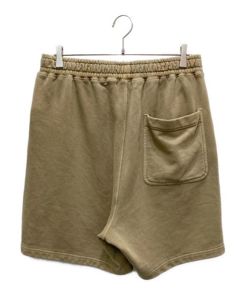 A BATHING APE（ア ベイシング エイプ）A BATHING APE (ア ベイシング エイプ) embroidered-logo cotton shorts / エンブロイダードロゴコットンショーツ ベージュ サイズ:XLの古着・服飾アイテム