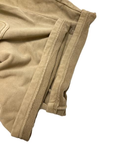 A BATHING APE（ア ベイシング エイプ）A BATHING APE (ア ベイシング エイプ) embroidered-logo cotton shorts / エンブロイダードロゴコットンショーツ ベージュ サイズ:XLの古着・服飾アイテム