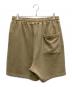 A BATHING APE (ア ベイシング エイプ) embroidered-logo cotton shorts / エンブロイダードロゴコットンショーツ ベージュ サイズ:XL：6000円