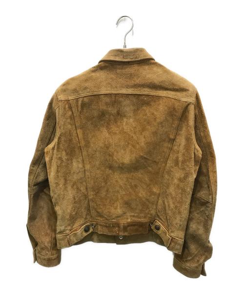 LEVI'S（リーバイス）LEVI'S (リーバイス) スウェードトラッカージャケット ブラウン サイズ:不明の古着・服飾アイテム