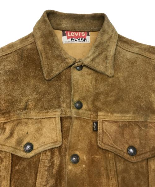 LEVI'S（リーバイス）LEVI'S (リーバイス) スウェードトラッカージャケット ブラウン サイズ:不明の古着・服飾アイテム