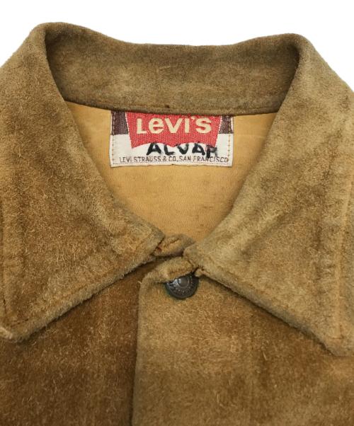 LEVI'S（リーバイス）LEVI'S (リーバイス) スウェードトラッカージャケット ブラウン サイズ:不明の古着・服飾アイテム