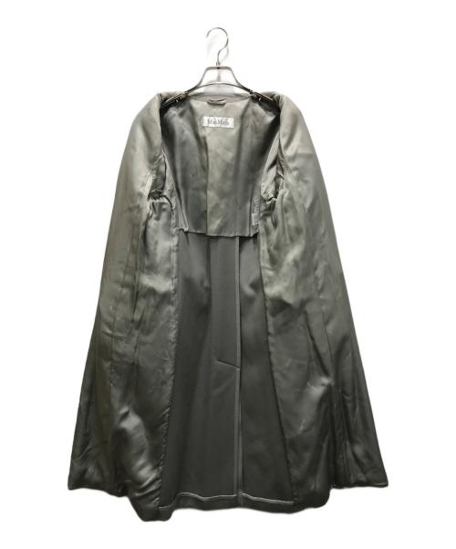 MaxMara（マックスマーラ）MaxMara (マックスマーラ) カシミヤ混ヴァージンウールコート グレー サイズ:42の古着・服飾アイテム