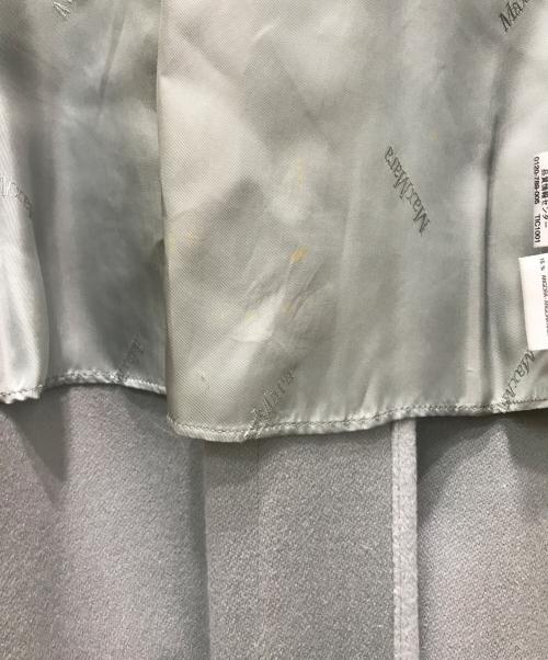 MaxMara（マックスマーラ）MaxMara (マックスマーラ) カシミヤ混ヴァージンウールコート グレー サイズ:42の古着・服飾アイテム