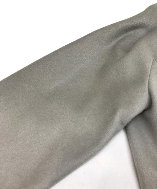 MaxMara（マックスマーラ）MaxMara (マックスマーラ) カシミヤ混ヴァージンウールコート グレー サイズ:42の古着・服飾アイテム
