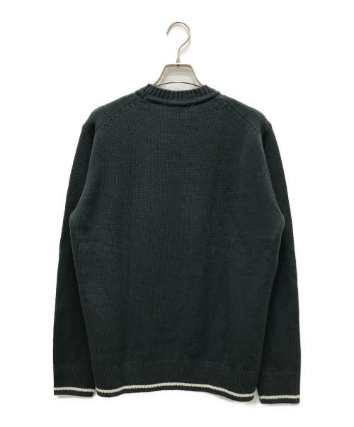 Aquascutum（アクアスキュータム）Aquascutum (アクアスキュータム) ニット グリーン サイズ:Lの古着・服飾アイテム