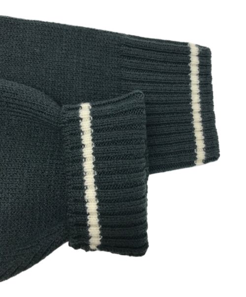 Aquascutum（アクアスキュータム）Aquascutum (アクアスキュータム) ニット グリーン サイズ:Lの古着・服飾アイテム