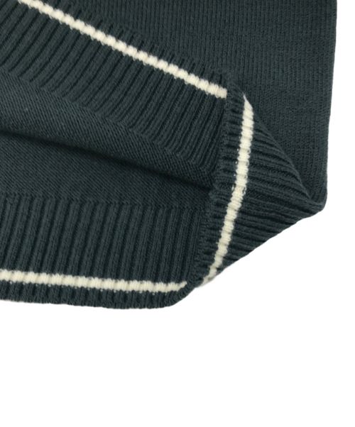 Aquascutum（アクアスキュータム）Aquascutum (アクアスキュータム) ニット グリーン サイズ:Lの古着・服飾アイテム