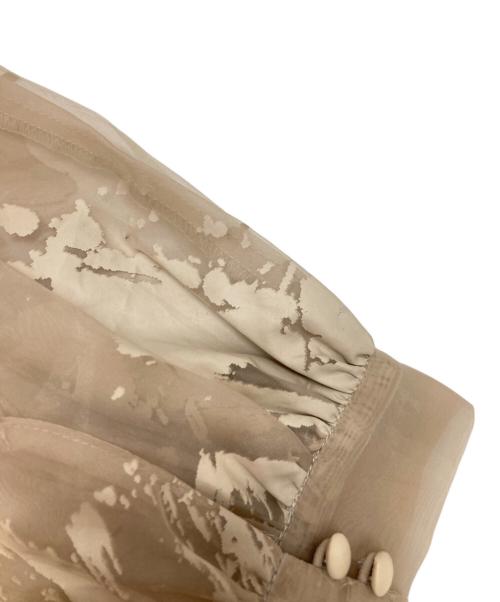 AMeLIE（アメリ）AMeLIE (アメリ) ラバープリントアートシアードレス ブラウン サイズ:Mの古着・服飾アイテム