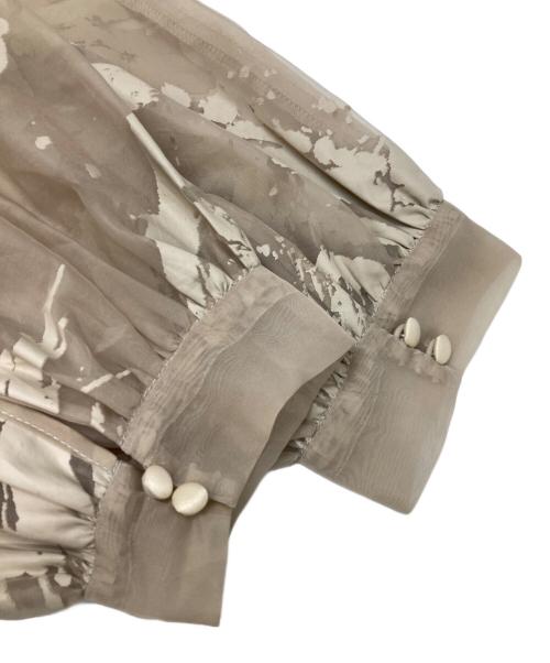 AMeLIE（アメリ）AMeLIE (アメリ) ラバープリントアートシアードレス ブラウン サイズ:Mの古着・服飾アイテム