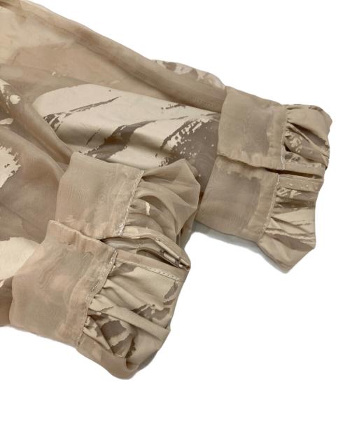 AMeLIE（アメリ）AMeLIE (アメリ) ラバープリントアートシアードレス ブラウン サイズ:Mの古着・服飾アイテム