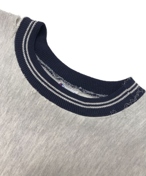 Champion（チャンピオン）Champion (チャンピオン) リバースウィーブスウェット ネイビー×グレー サイズ:Lの古着・服飾アイテム