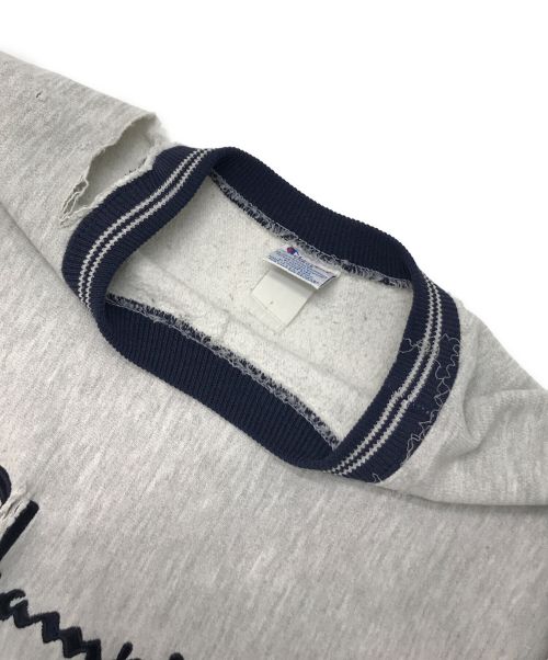 Champion（チャンピオン）Champion (チャンピオン) リバースウィーブスウェット ネイビー×グレー サイズ:Lの古着・服飾アイテム