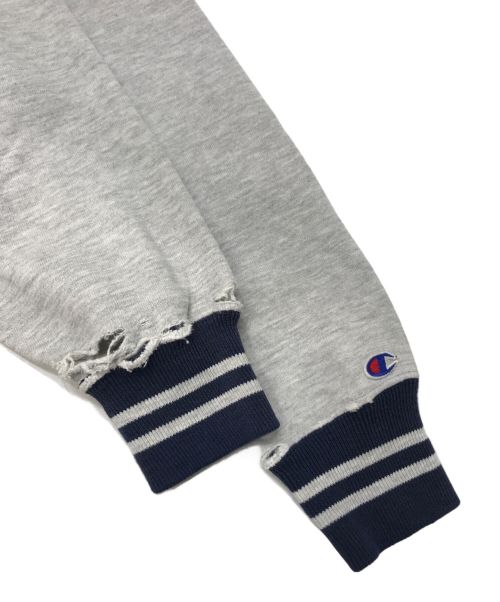 Champion（チャンピオン）Champion (チャンピオン) リバースウィーブスウェット ネイビー×グレー サイズ:Lの古着・服飾アイテム