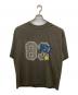 MAISON SPECIAL（メゾンスペシャル）の古着「Numbering USA Embroidery Prime-Over Football Crew Neck T-shirt」｜ブラウン