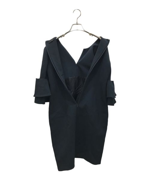 YOKO CHAN（ヨーコチャン）YOKO CHAN (ヨーコチャン) ティアードスリーブパールドレス ブラック サイズ:Mの古着・服飾アイテム