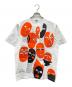 eYe COMME des GARCONS JUNYAWATANABE MAN（アイ コム デ ギャルソン ジュンヤ ワタナベ マン）の古着「Tシャツ」｜ホワイト×オレンジ