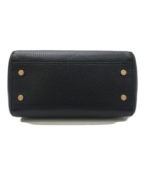 TORY BURCH（トリーバーチ）TORY BURCH (トリーバーチ) Thea Mini Web Satchel/テア ミニ ウェブ サッチェル ブラックの古着・服飾アイテム