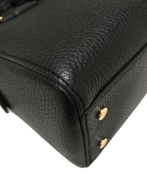 TORY BURCH（トリーバーチ）TORY BURCH (トリーバーチ) Thea Mini Web Satchel/テア ミニ ウェブ サッチェル ブラックの古着・服飾アイテム