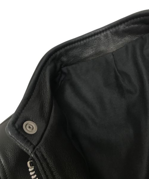 SCYE（サイ）SCYE (サイ) シングルライダースジャケット ブラック サイズ:38の古着・服飾アイテム
