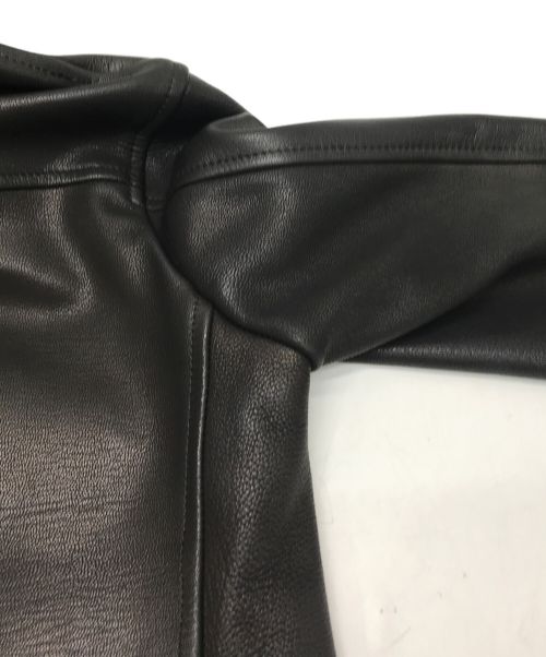 SCYE（サイ）SCYE (サイ) シングルライダースジャケット ブラック サイズ:38の古着・服飾アイテム