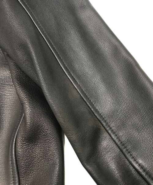 SCYE（サイ）SCYE (サイ) シングルライダースジャケット ブラック サイズ:38の古着・服飾アイテム