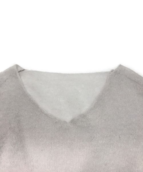 Plage（プラージュ）Plage (プラージュ) les Tendre see through alpacaニット グレー サイズ:不明（実寸参照） 未使用品の古着・服飾アイテム