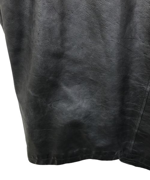 OLDGAP（オールドギャップ）OLDGAP (オールドギャップ) レザーカーコート ブラック サイズ:XLの古着・服飾アイテム