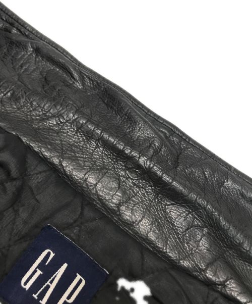 OLDGAP（オールドギャップ）OLDGAP (オールドギャップ) レザーカーコート ブラック サイズ:XLの古着・服飾アイテム