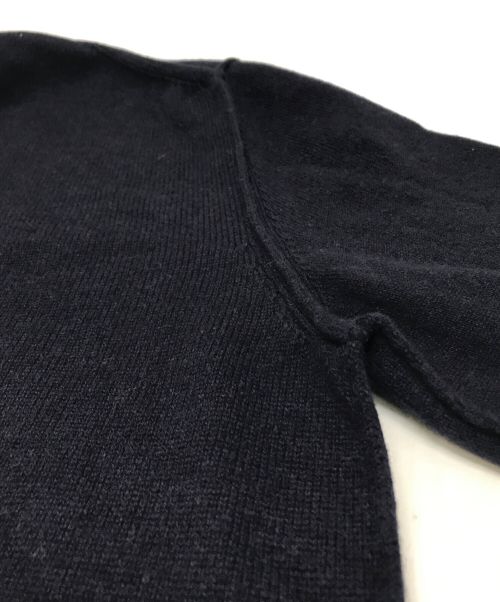Maison Margiela4（メゾンマルジェラ4）Maison Margiela4 (メゾンマルジェラ4) クルーネックカシミヤニット ネイビー サイズ:Lの古着・服飾アイテム