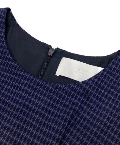 HUGO BOSS（ヒューゴ ボス）HUGO BOSS (ヒューゴ ボス) ワンピース ネイビー サイズ:40の古着・服飾アイテム