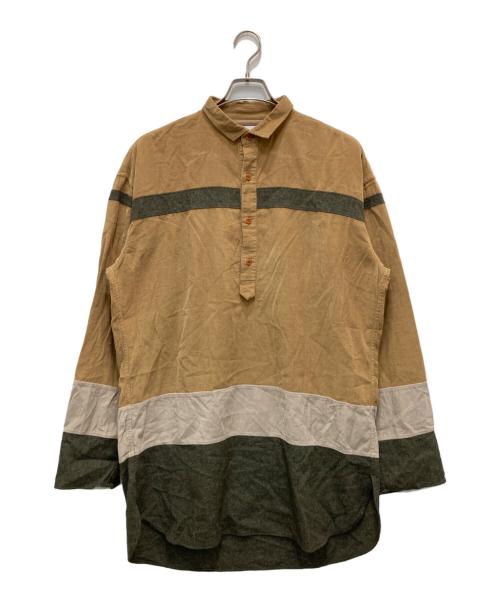 KOLOR（カラー）KOLOR (カラー) シャツ ブラウン サイズ:3の古着・服飾アイテム