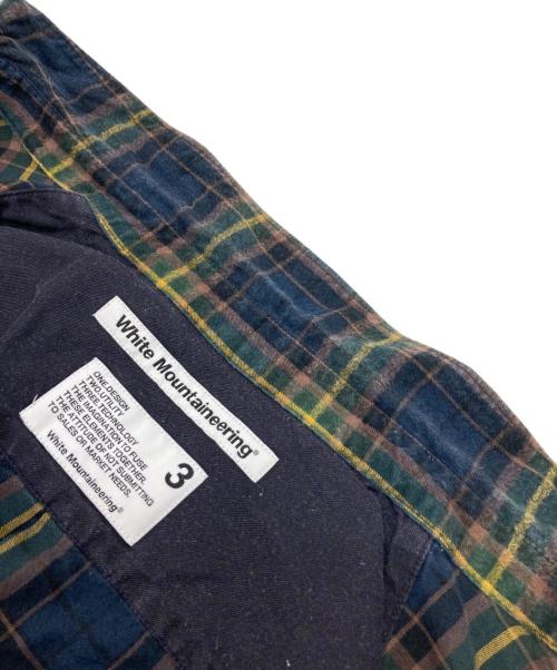 WHITE MOUNTAINEERING（ホワイトマウンテ二アニング）WHITE MOUNTAINEERING (ホワイトマウンテ二アニング) シャツ ネイビー サイズ:3の古着・服飾アイテム