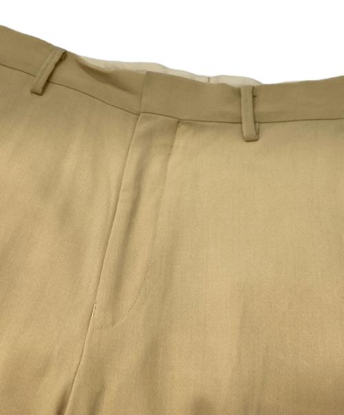AURALEE（オーラリー）AURALEE (オーラリー) HARD TWIST WOOL DOBBY SLIT SLACKS イエロー サイズ:4の古着・服飾アイテム