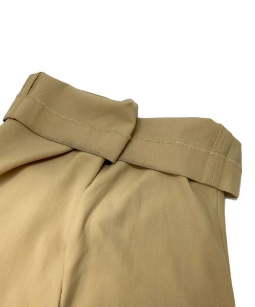 AURALEE（オーラリー）AURALEE (オーラリー) HARD TWIST WOOL DOBBY SLIT SLACKS イエロー サイズ:4の古着・服飾アイテム