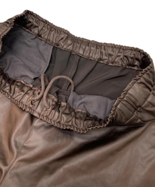 LOEFF（ロエフ）LOEFF (ロエフ) チンツ テーパードパンツ ブラウン サイズ:1の古着・服飾アイテム