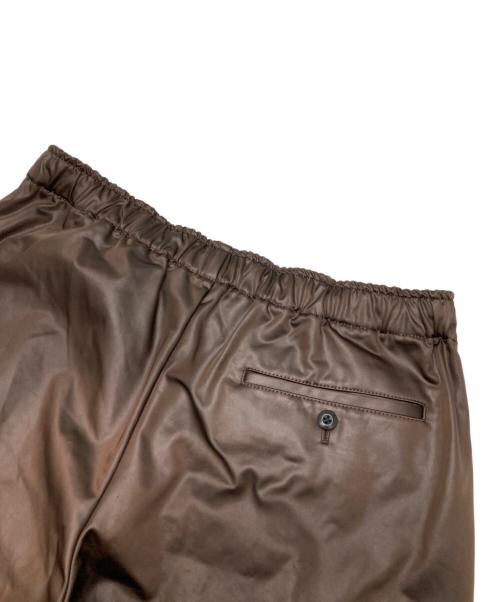 LOEFF（ロエフ）LOEFF (ロエフ) チンツ テーパードパンツ ブラウン サイズ:1の古着・服飾アイテム
