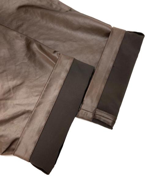 LOEFF（ロエフ）LOEFF (ロエフ) チンツ テーパードパンツ ブラウン サイズ:1の古着・服飾アイテム