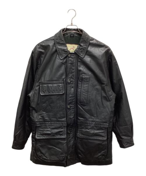 MITSUMINE（ミツミネ）MITSUMINE (ミツミネ) レザージャケット ブラック サイズ:Lの古着・服飾アイテム