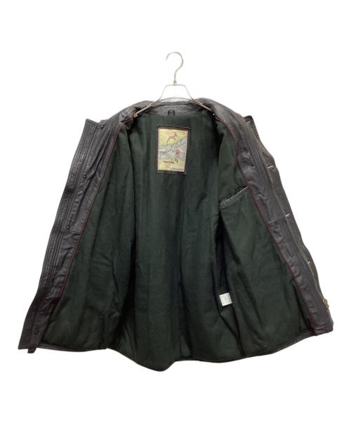 MITSUMINE（ミツミネ）MITSUMINE (ミツミネ) レザージャケット ブラック サイズ:Lの古着・服飾アイテム