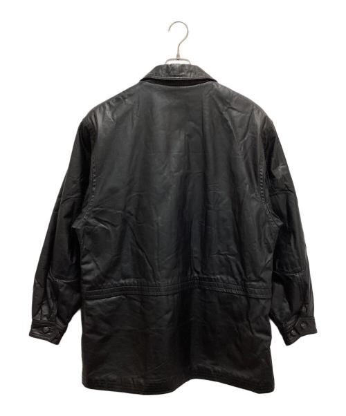 MITSUMINE（ミツミネ）MITSUMINE (ミツミネ) レザージャケット ブラック サイズ:Lの古着・服飾アイテム