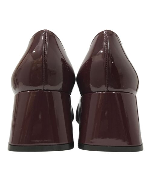 sergio rossi（セルジオロッシ）sergio rossi (セルジオロッシ) SR TWENTY BUCKLE-PUMPS ボルドー サイズ:38の古着・服飾アイテム