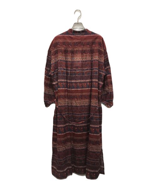 sara mallika（サラマリカ）sara mallika (サラマリカ) ブラウスワンピース ボルドー サイズ:FREE 未使用品の古着・服飾アイテム