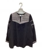 sara mallikaサラマリカ）の古着「ブラウス」｜ブラック